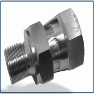 Adapter BSP Swivel X BSP Male 60 deg cone,10000 psi