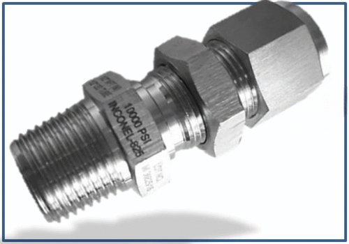 Male Bulkhead Connector Double Ferrule